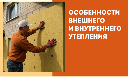 Какие особенности внешнего и внутреннего утепления в Клинцах