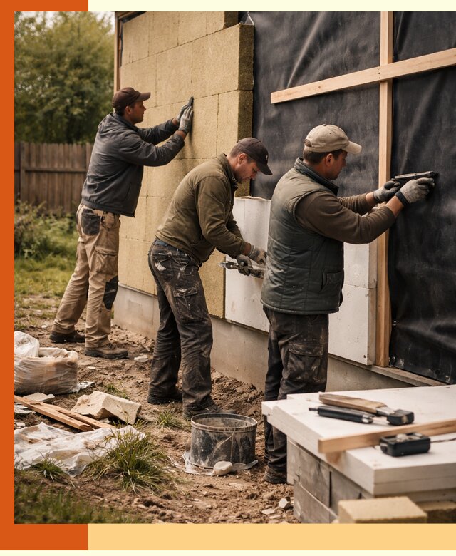 Утепление дачного дома под ключ в Клинцах