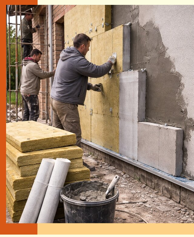 Утепление кирпичного дома под ключ в Клинцах