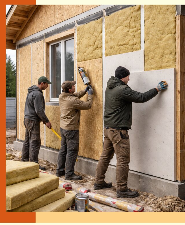 Профессиональное утепление дома из SIP-панелей в Клинцах