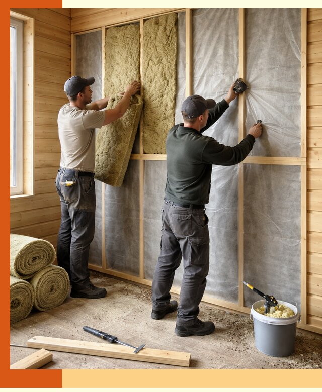 Утепление дома из минибруса в Клинцах: комплексные теплоизоляционные работы