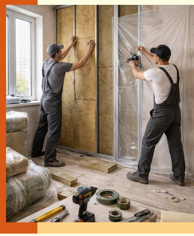 Утепление квартиры изнутри профессионально в Клинцах