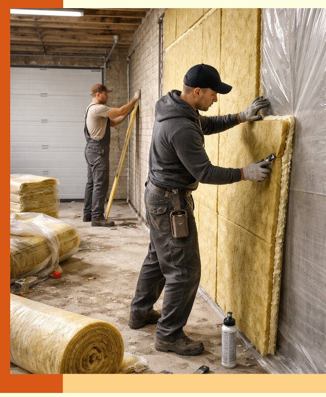 Утепление гаража под ключ в Клинцах — все виды теплоизоляции