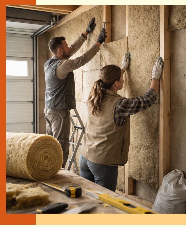 Утепление гаража изнутри в Клинцах: быстро и надежно
