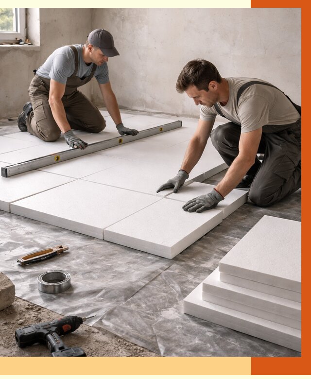 Утепление бетонного пола в Клинцах от 2599 руб/м2 — монтаж и цена | ТепломастерКлы