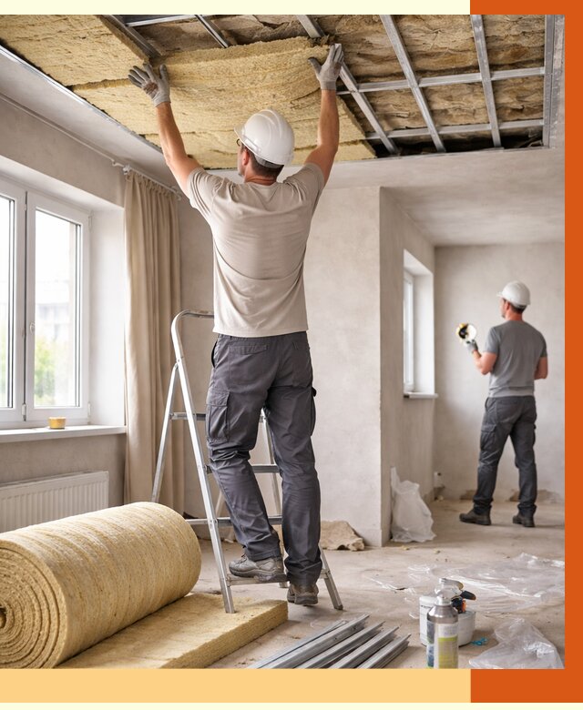 Утепление потолка в частном доме в Клинцах от 988 руб./м² — работы под ключ | ТепломастерКлы