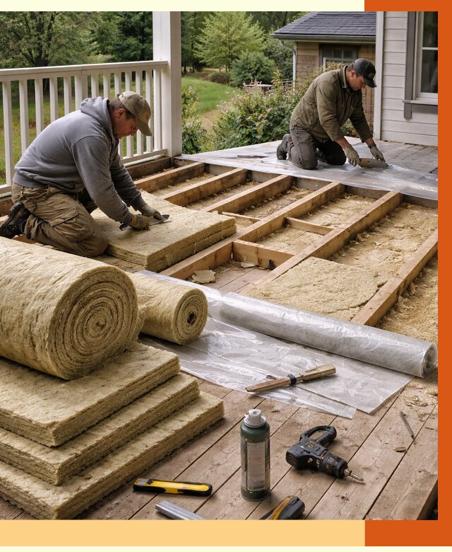 Утепление террасы в Клинцах от 4366 руб./м2 — утеплить террасу под ключ | ТепломастерКлы