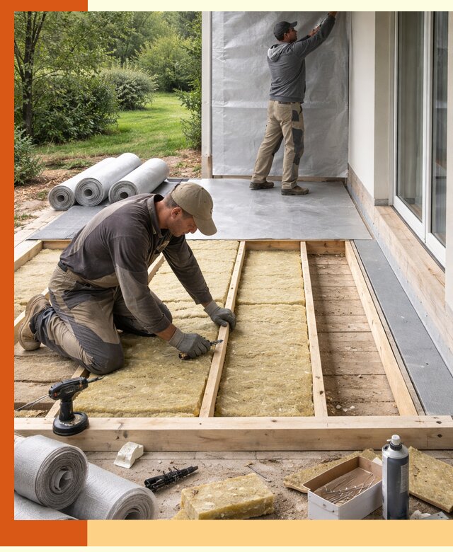 Утепление террасы в Клинцах — тепло и защита круглогодично