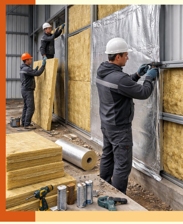 Утепление металлического ангара профессионально в Клинцах