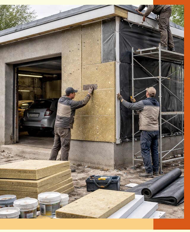 Утепление автосервиса в Клинцах ппу, пеноизоляция, от 15074 руб/м2 — ТепломастерКлы