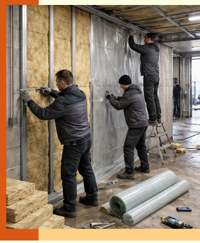 Профессиональное утепление автомойки в Клинцах для любого типа помещений