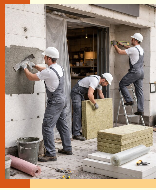 Утепление кафе в Клинцах: профессиональная теплоизоляция и монтаж