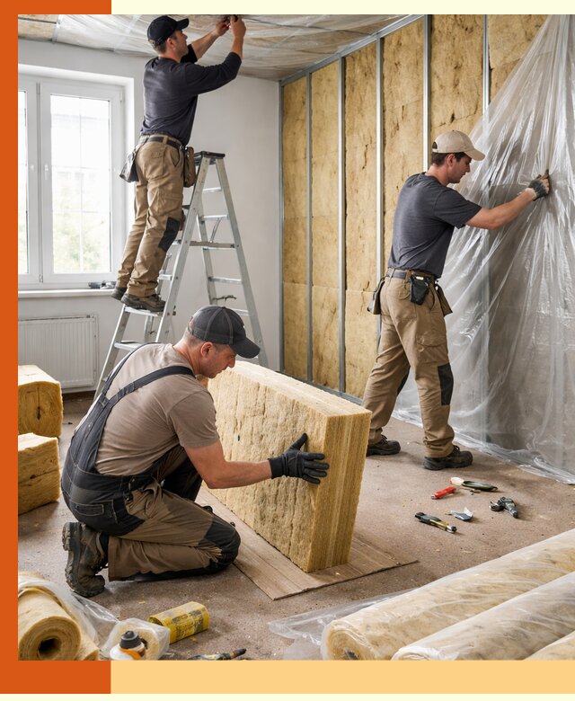 Утепление офисных помещений под ключ в Клинцах