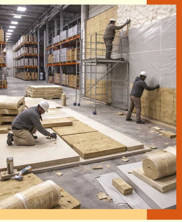 Утепление складского терминала в Клинцах от 7797 руб./м² под ключ | ТепломастерКлы