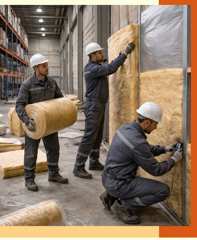 Утепление логистического центра в Клинцах от 4678 руб/м² под ключ | ТепломастерКлы