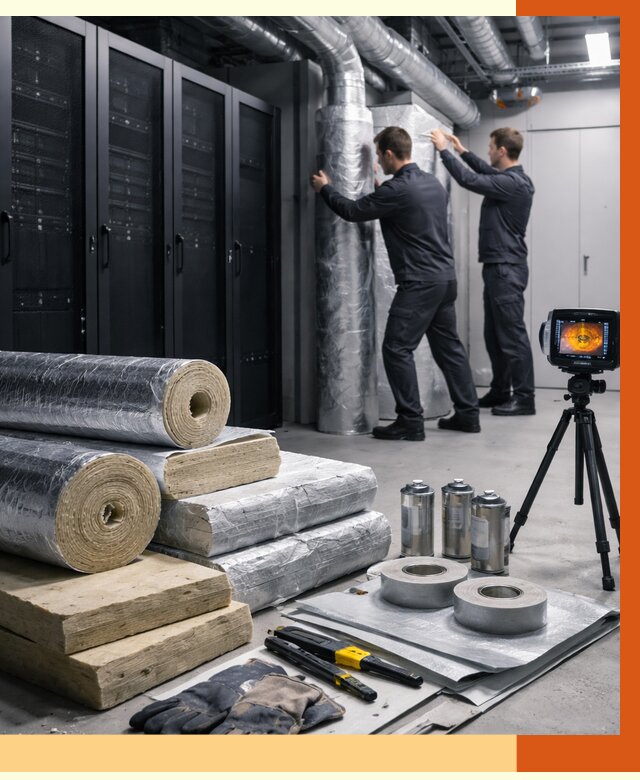 Утепление серверной в Клинцах от 8837 руб./м² — комплексно под ключ | ТепломастерКлы