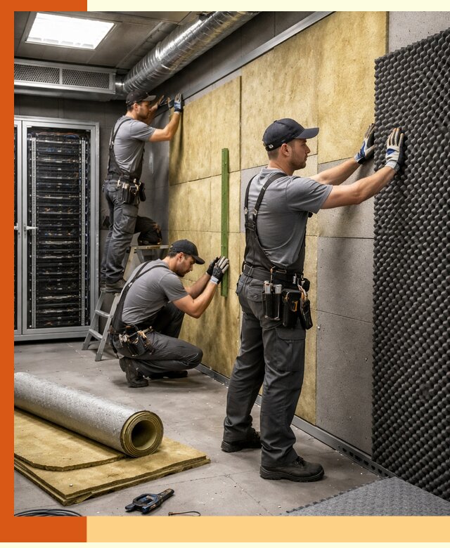 Утепление серверной комнаты профессионально в Клинцах