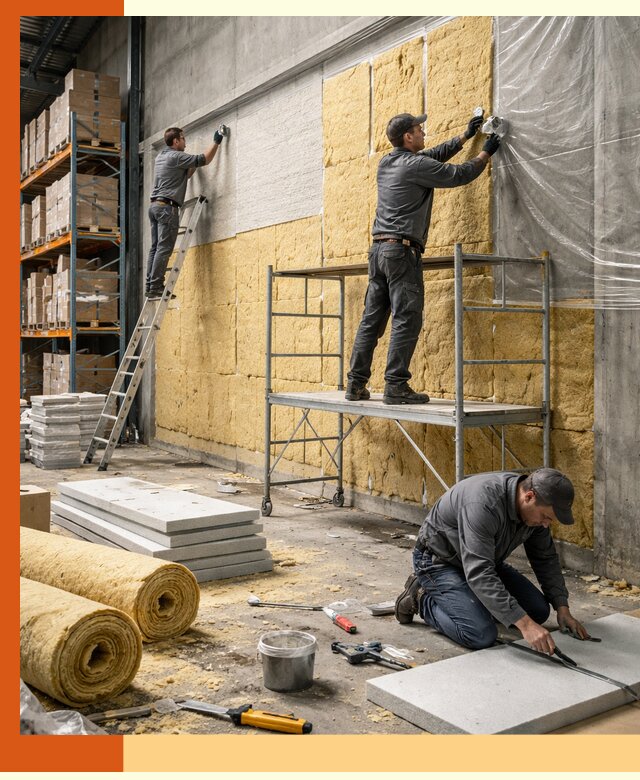 Утепление холодного склада под ключ в Клинцах