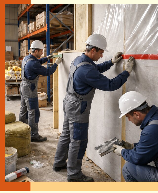 Утепление теплого склада под ключ в Клинцах