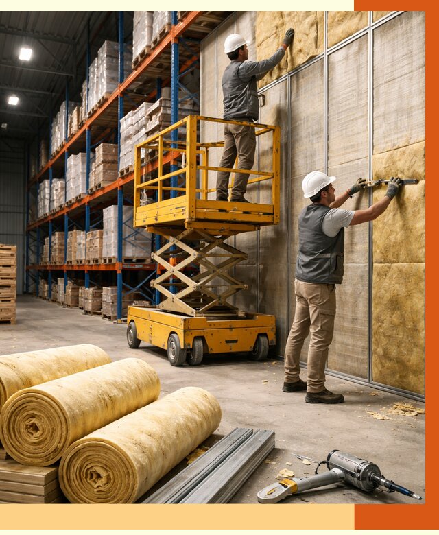 Утепление торгового склада в Клинцах от 3327 руб/м2 — комплексно и под ключ | ТепломастерКлы