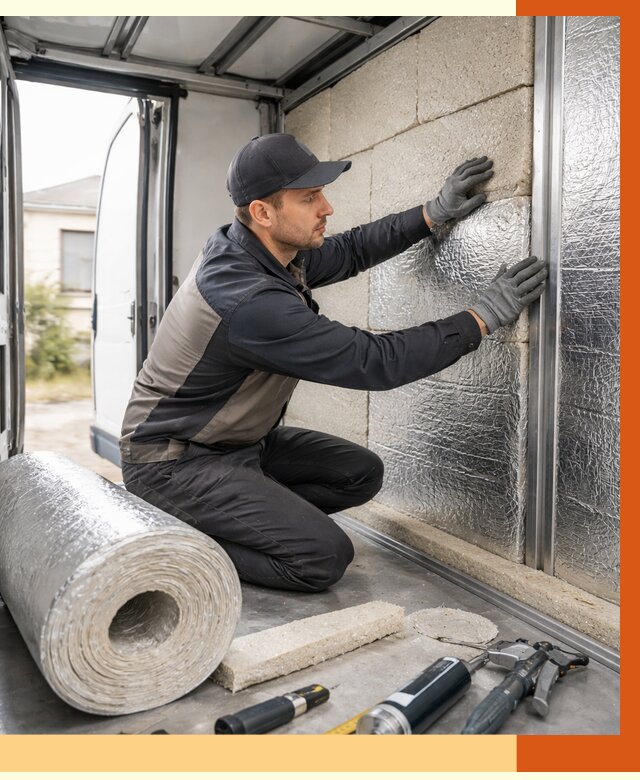 Утепление фургона рефрижератора в Клинцах от 12995 руб./м² под ключ | ТепломастерКлы