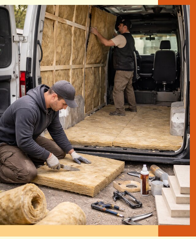 Утепление кемпера в Клинцах под ключ от 12475 руб. — профессионально | ТепломастерКлы