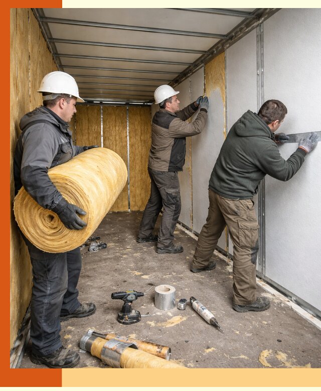 Утепление рефрижераторного контейнера в Клинцах профессионально и надежно