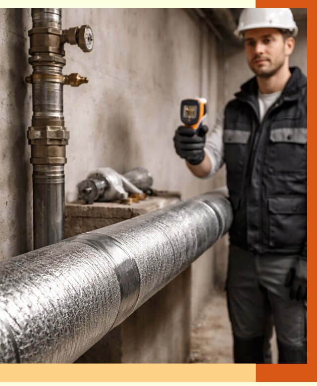 Утепление труб водоснабжения в Клинцах от 8837 руб. за м² — услуги ТепломастерКлы