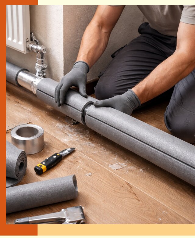 Утепление труб отопления в Клинцах: теплоизоляция и защита сети