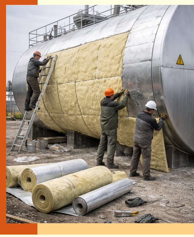 Утепление резервуаров с топливом в Клинцах надежно и экономично