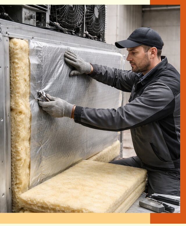 Утепление холодильного агрегата в Клинцах от 8837 руб. под ключ | ТепломастерКлы