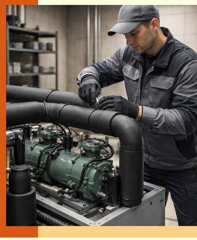 Утепление холодильного агрегата и теплоизоляция в Клинцах