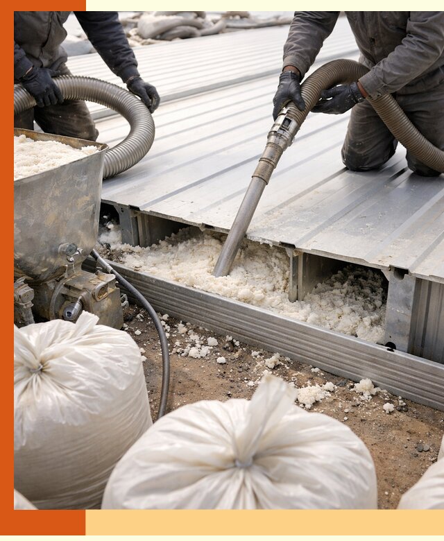 Заполнение пустот кровельных панелей пенными и мокрыми герметиками в Клинцах