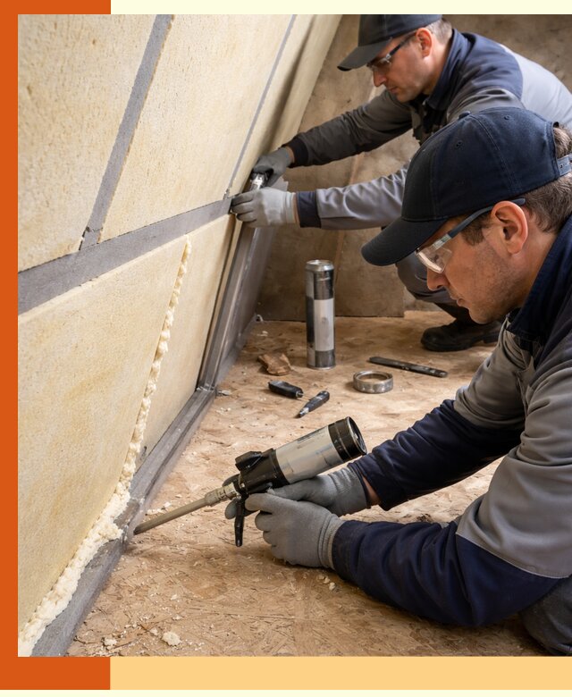 Герметизация стыков ППУ в Клинцах — надежное уплотнение швов