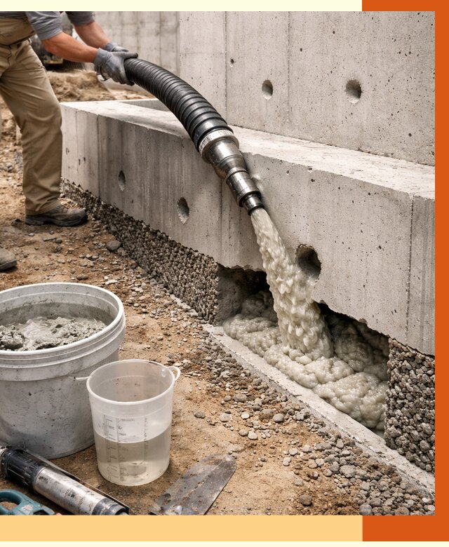 Заполнение полостей фундамента в Клинцах от 7069 руб. под ключ | ТепломастерКлы