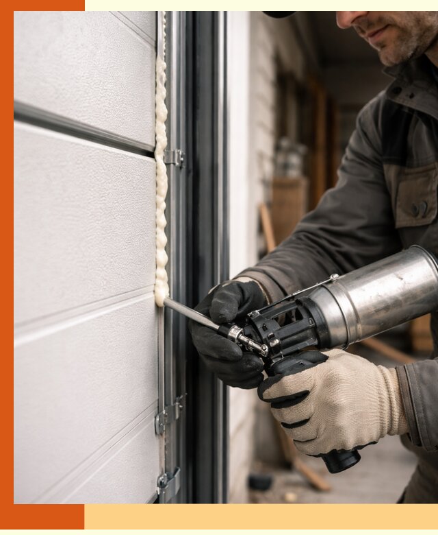 Заполнение пустот ворот в Клинцах профессионально и герметично