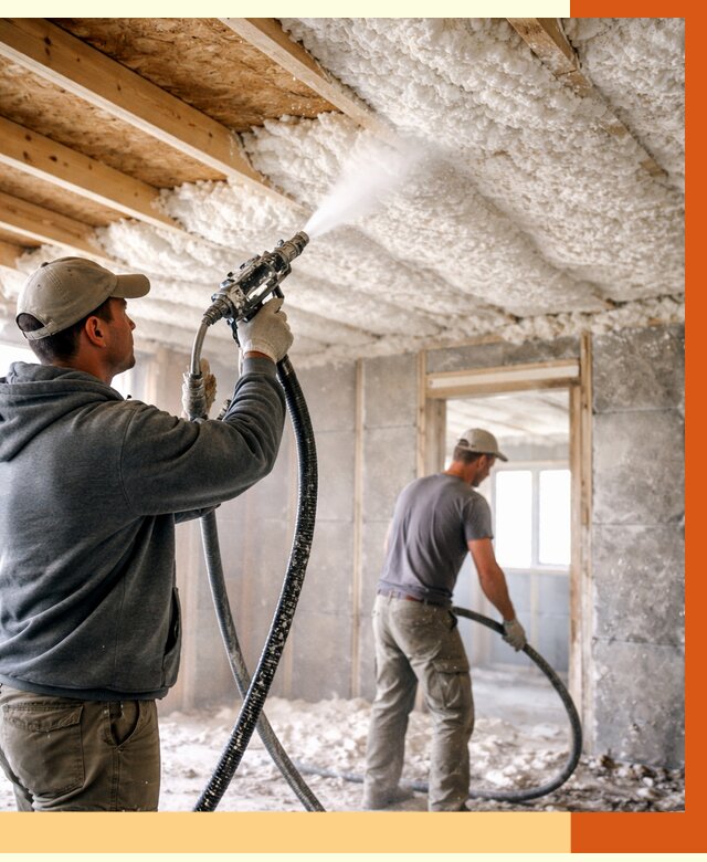 Утепление пеноизолом в Клинцах от 1663 руб./м2 под ключ | ТепломастерКлы