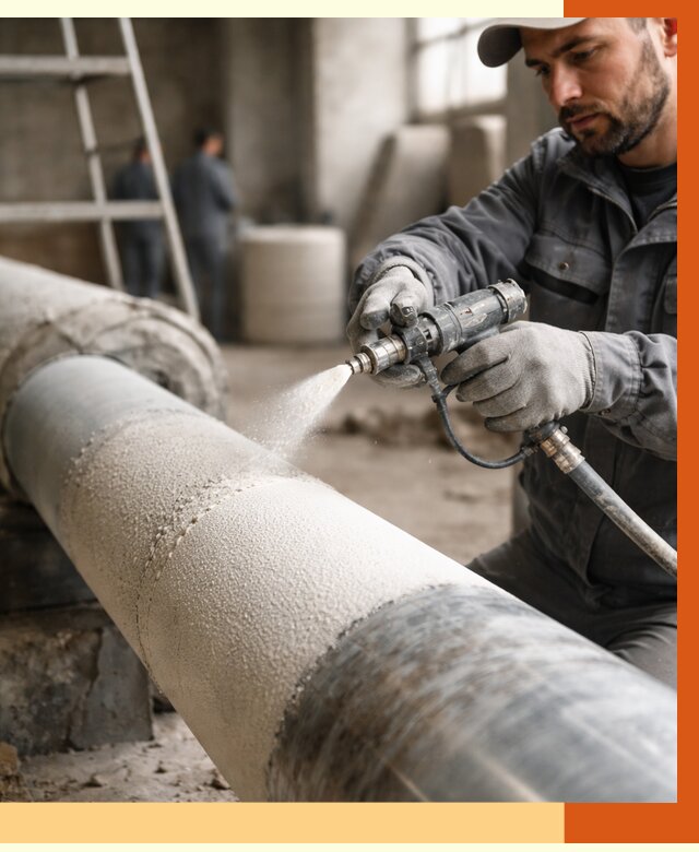 Утепление труб жидкой теплоизоляцией в Клинцах от 7797 руб. под ключ | ТепломастерКлы