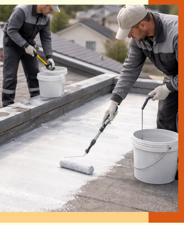 Утепление кровли жидкой теплоизоляцией в Клинцах от 2235 руб./м2 | ТепломастерКлы