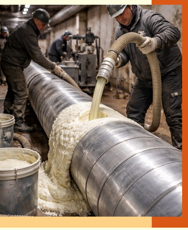 Утепление теплотрассы жидкой теплоизоляцией в Клинцах от 4366 руб. | ТепломастерКлы