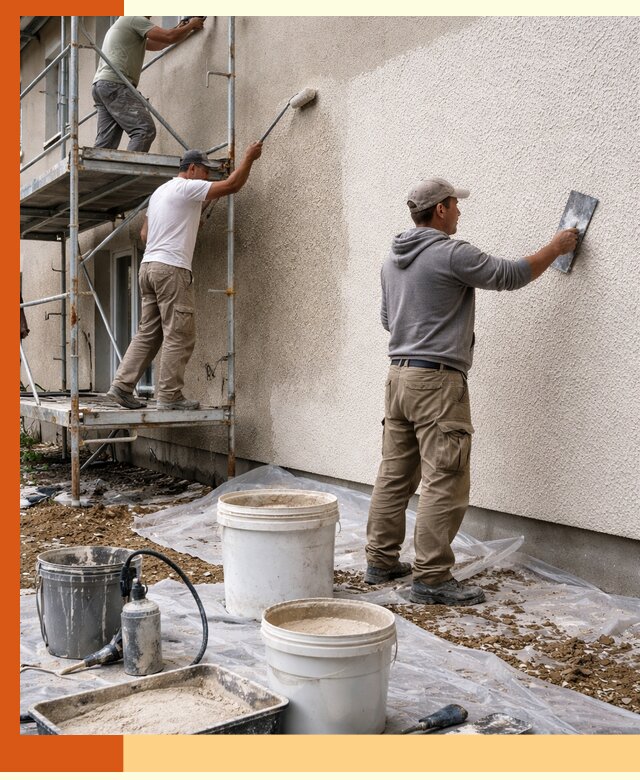 Утепление фасада жидкой пробкой в Клинцах