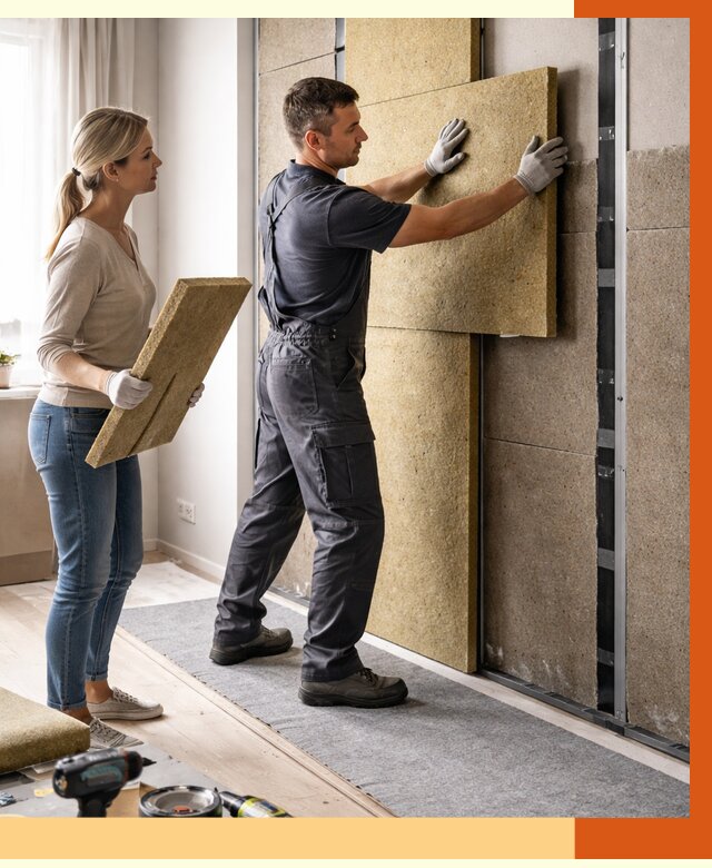 Профессиональная шумоизоляция квартиры в Клинцах от 7797 руб. за м2 | ТепломастерКлы