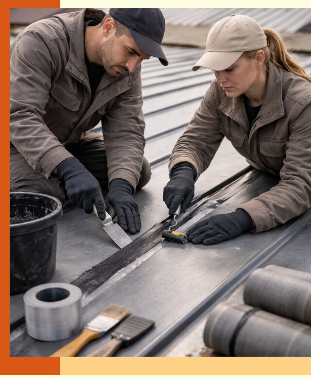 Гидроизоляция фальцевой кровли в Клинцах качественно и надежно