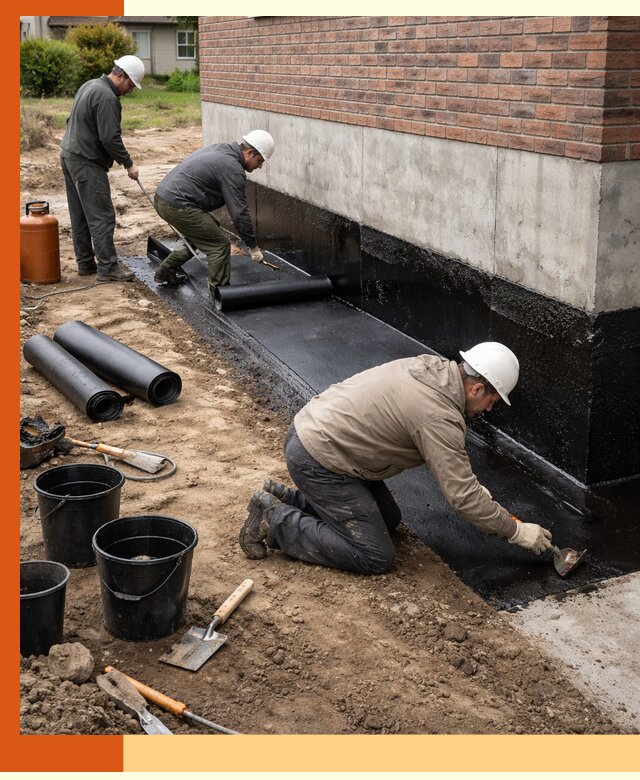 Гидроизоляция фундамента в Клинцах: надежная защита строений