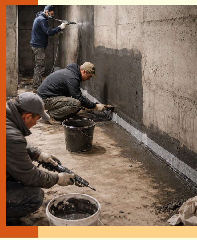 Гидроизоляция подвала в Клинцах — комплексная защита от влаги