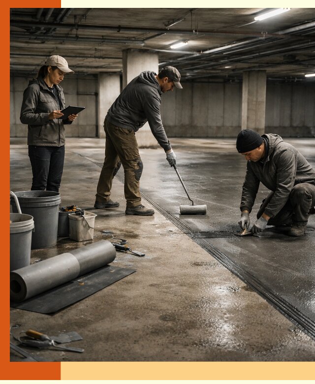 Гидроизоляция паркинга в Клинцах: качественная защита зданий