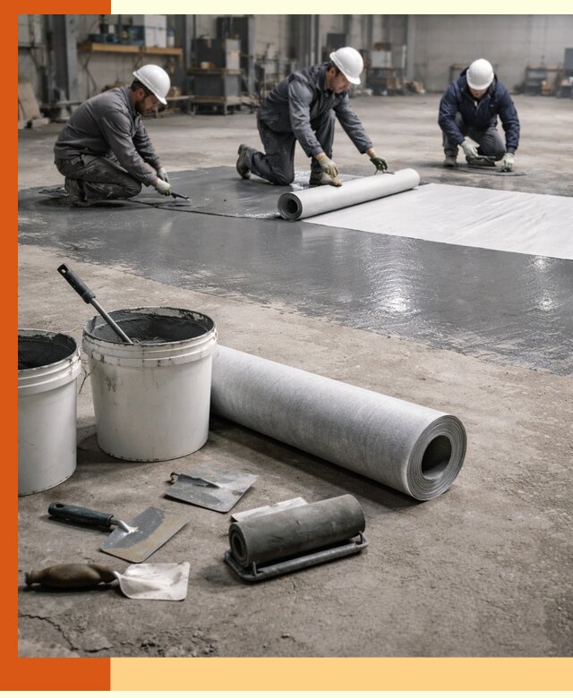Гидроизоляция промышленного пола в Клинцах — защита и долговечность