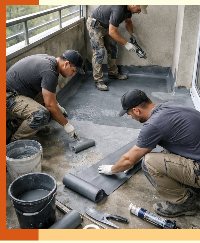 Гидроизоляция балкона в Клинцах: надежная защита от протечек