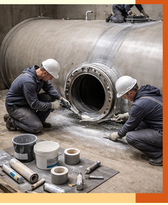 Гидроизоляция резервуара с топливом в Клинцах от 77970 руб. под ключ | ТепломастерКлы