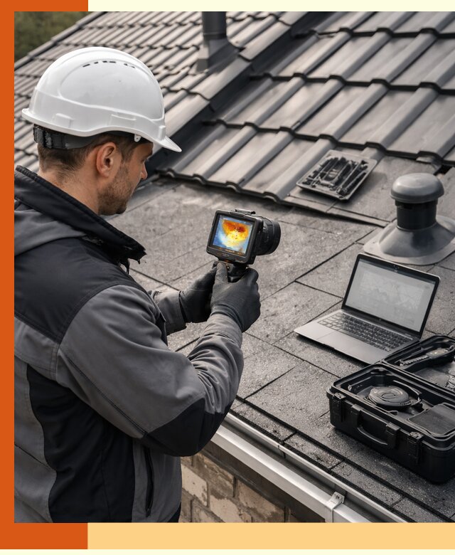 Тепловизионное обследование кровли в Клинцах для выявления дефектов